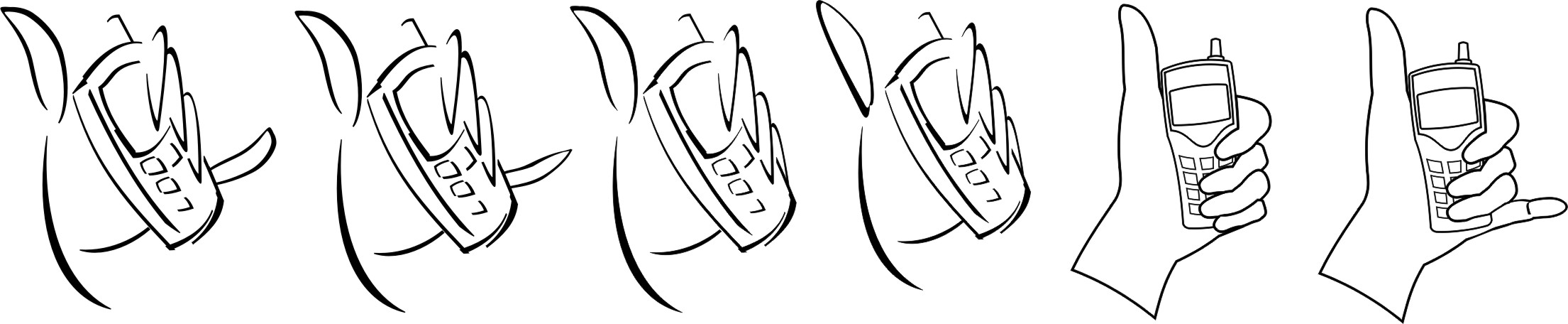 Этапы разработки логотипа для компании "Мобильный телефон плюс"