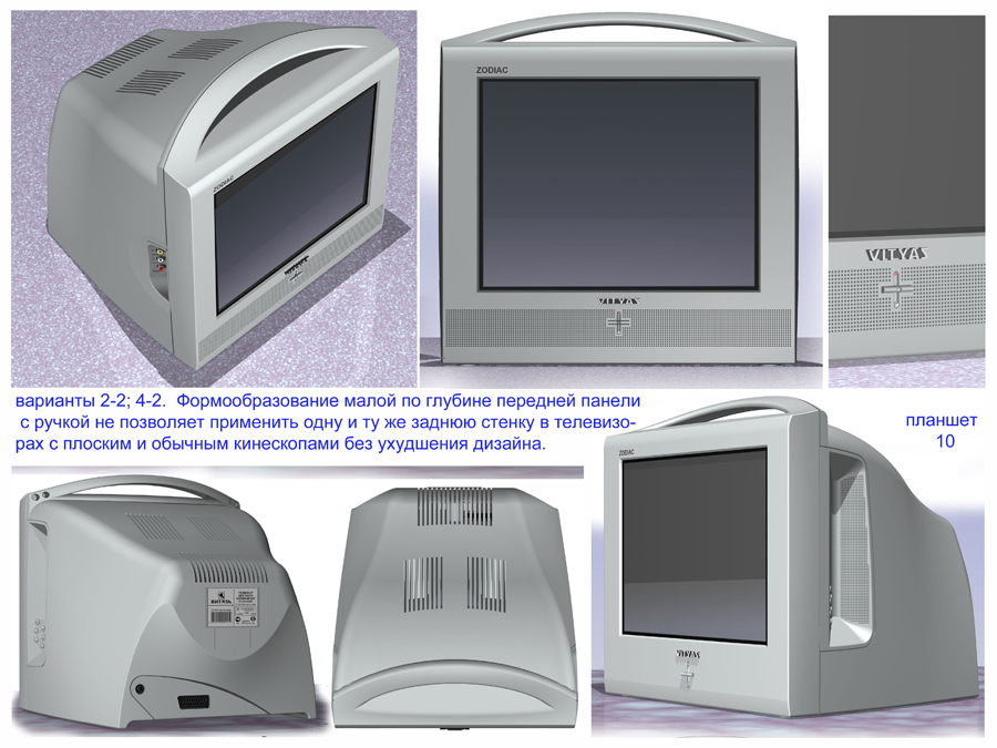 Телевизор с экраном 15", переносной (2005г.)