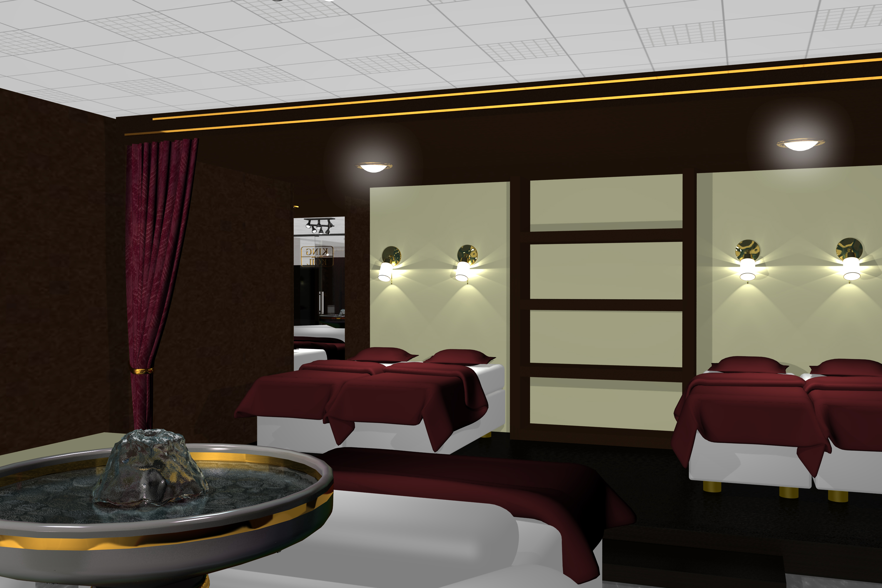 Бутиковая зона матрасов King Koil