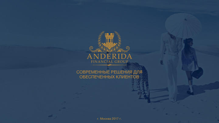 Презентация для компании "Anderida Group"