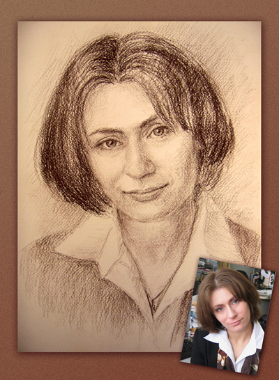 портрет по фотографии