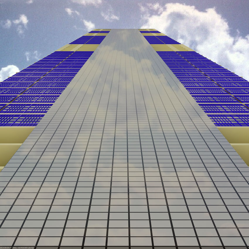 Концептуальная разработка небоскрёба г.Новороссийск