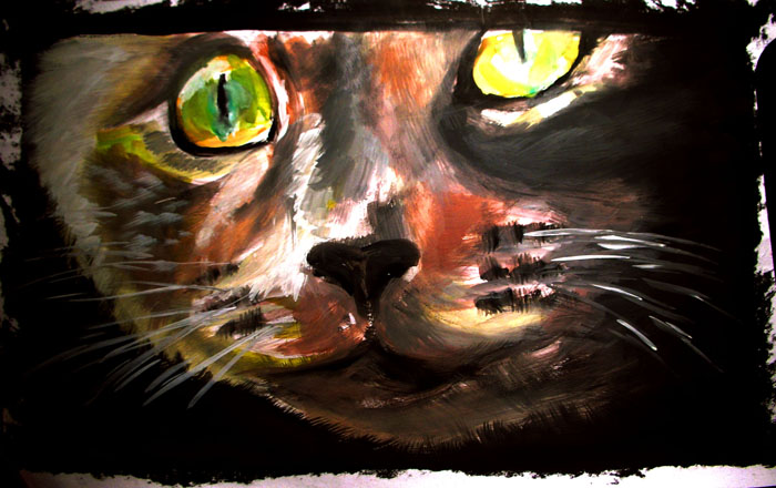 ЖИВОПИСЬ Кошка