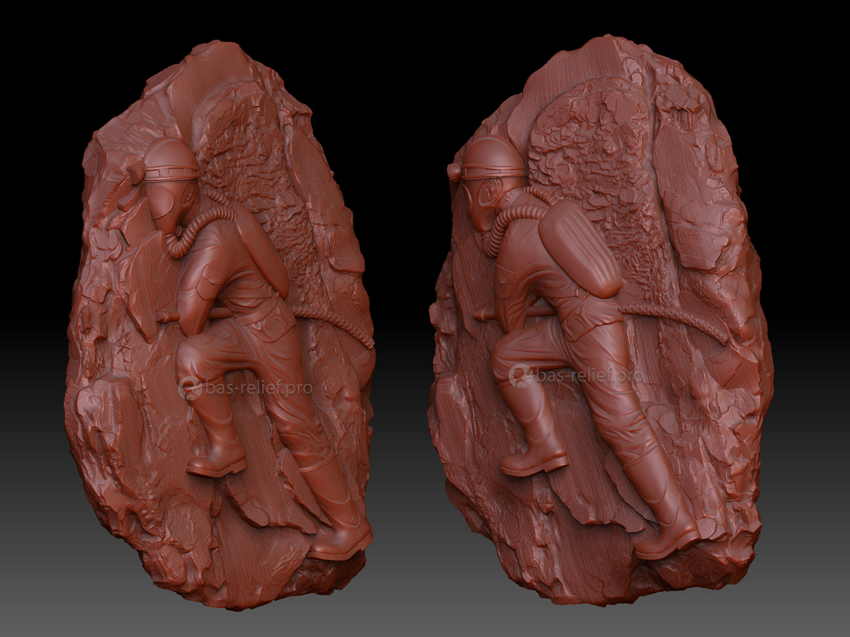 Моделирование барельефа для последующей 3Д печати и литья из бронзы