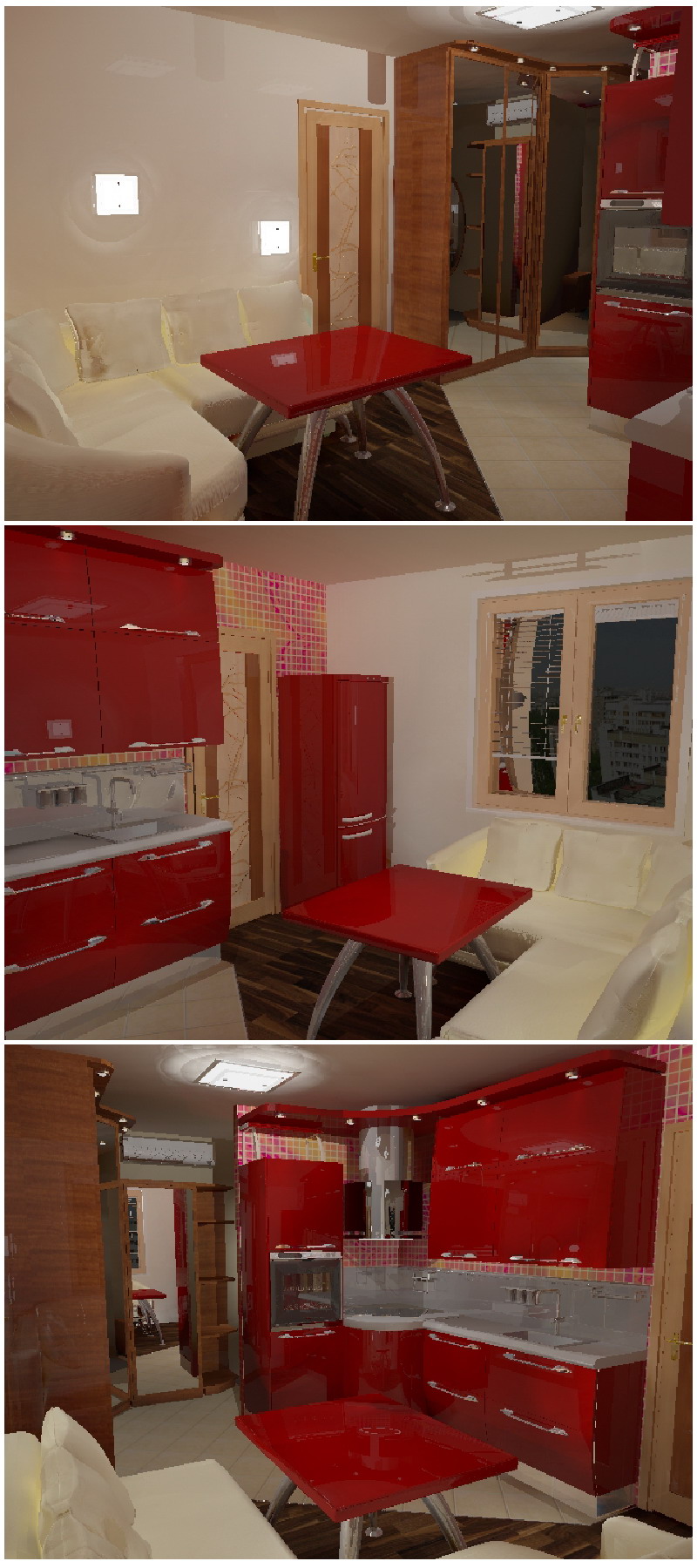 Проект "ЖАН" Гостинная-холл 1