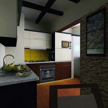 частный интерьер Молодёжная 4