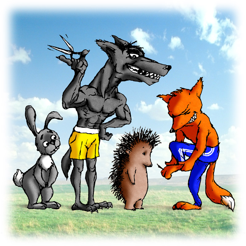 Решили ёжика побрить...