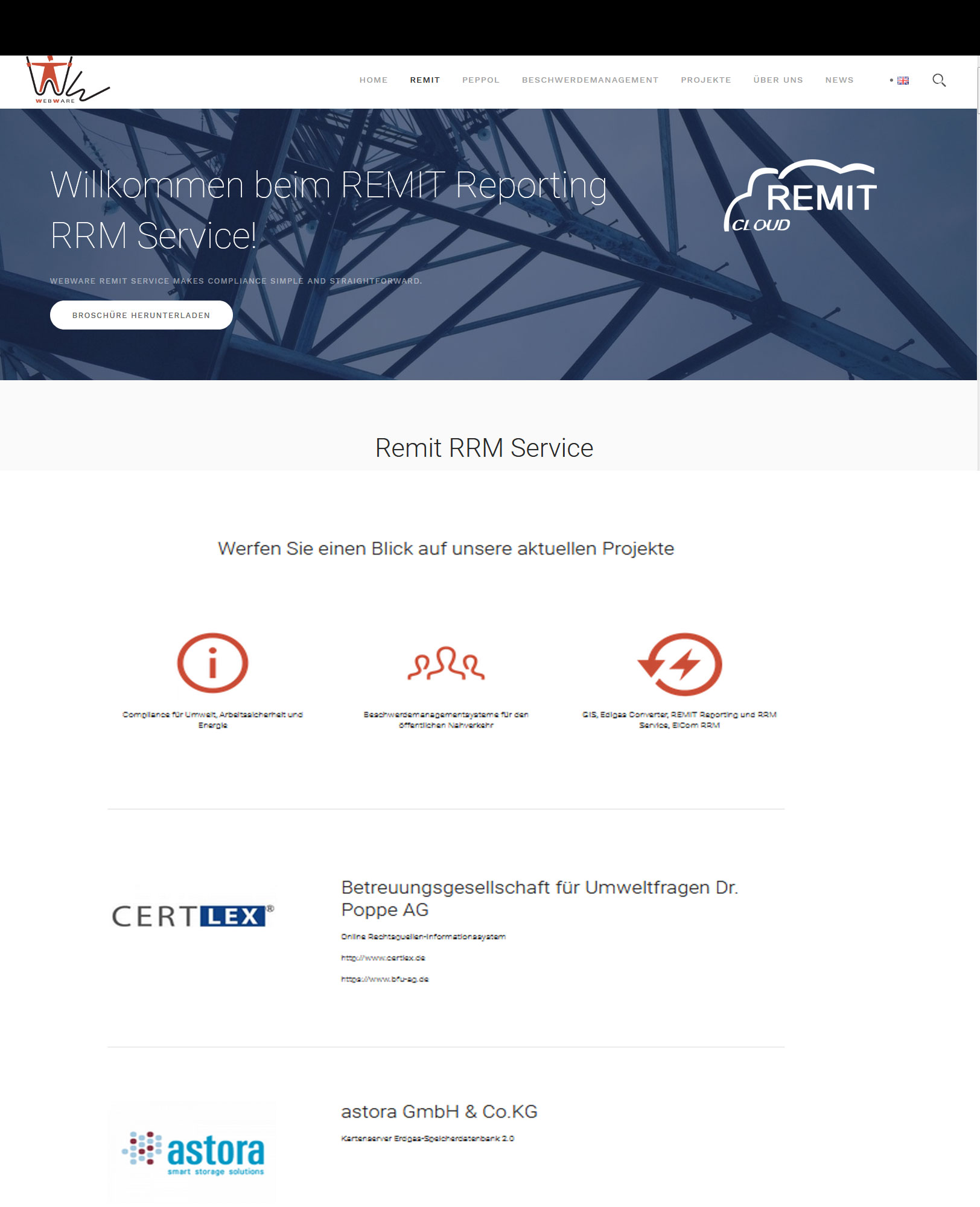 Сайт нефтегазовой компании
