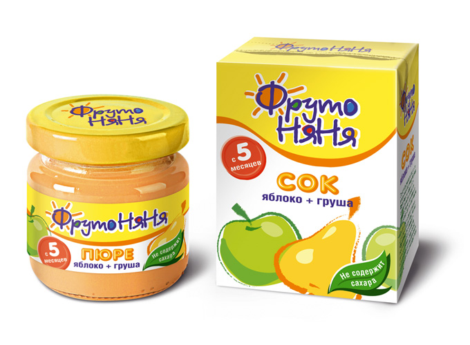 «Фрутоняня», сок и пюре