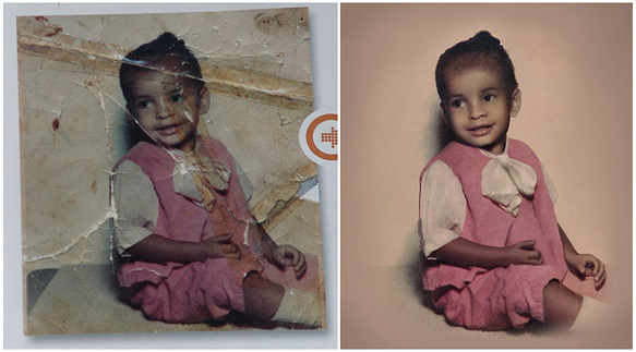 Сложная ретушь и восстановление фотографии