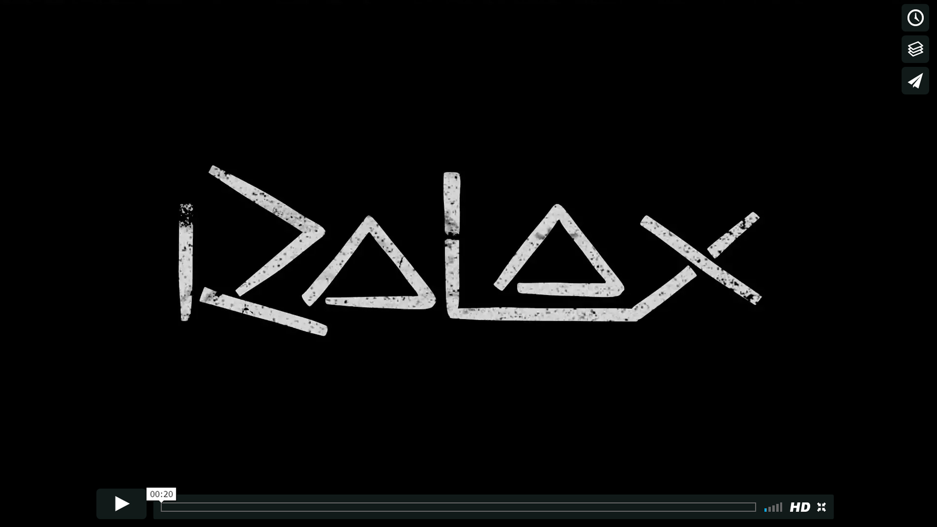 Дизайн и анимация логотипа "Ralax"