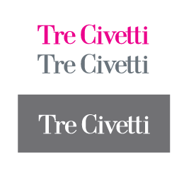 Логотип для магазина деловой одежды "Tre Civetti"