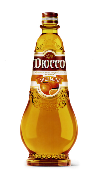 Газированный напиток "Дюссо". Один из концептов.