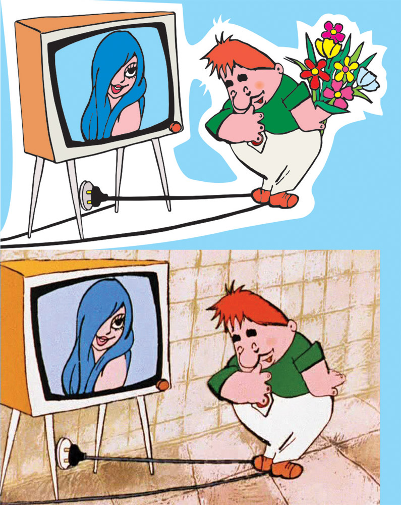 Карлсон, кадр из мультфильма