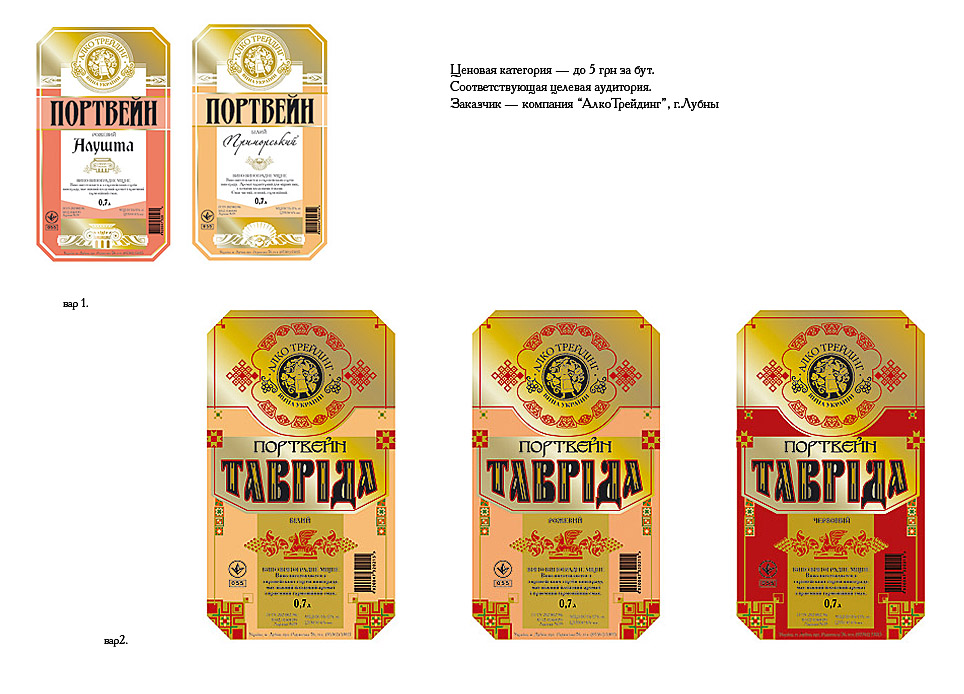 этикетка портвейн
