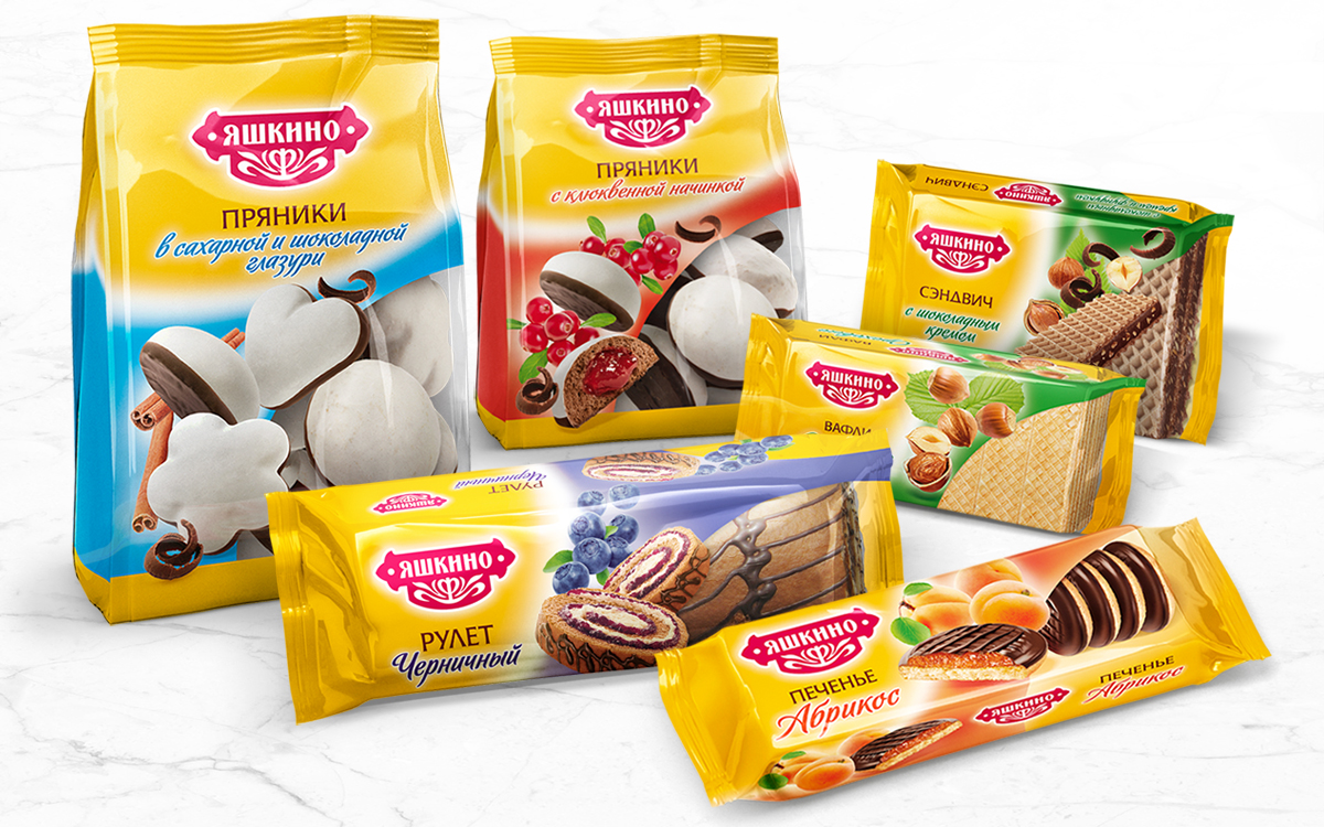Яшкино. Рестайлинг логотипа и дизайна упаковки