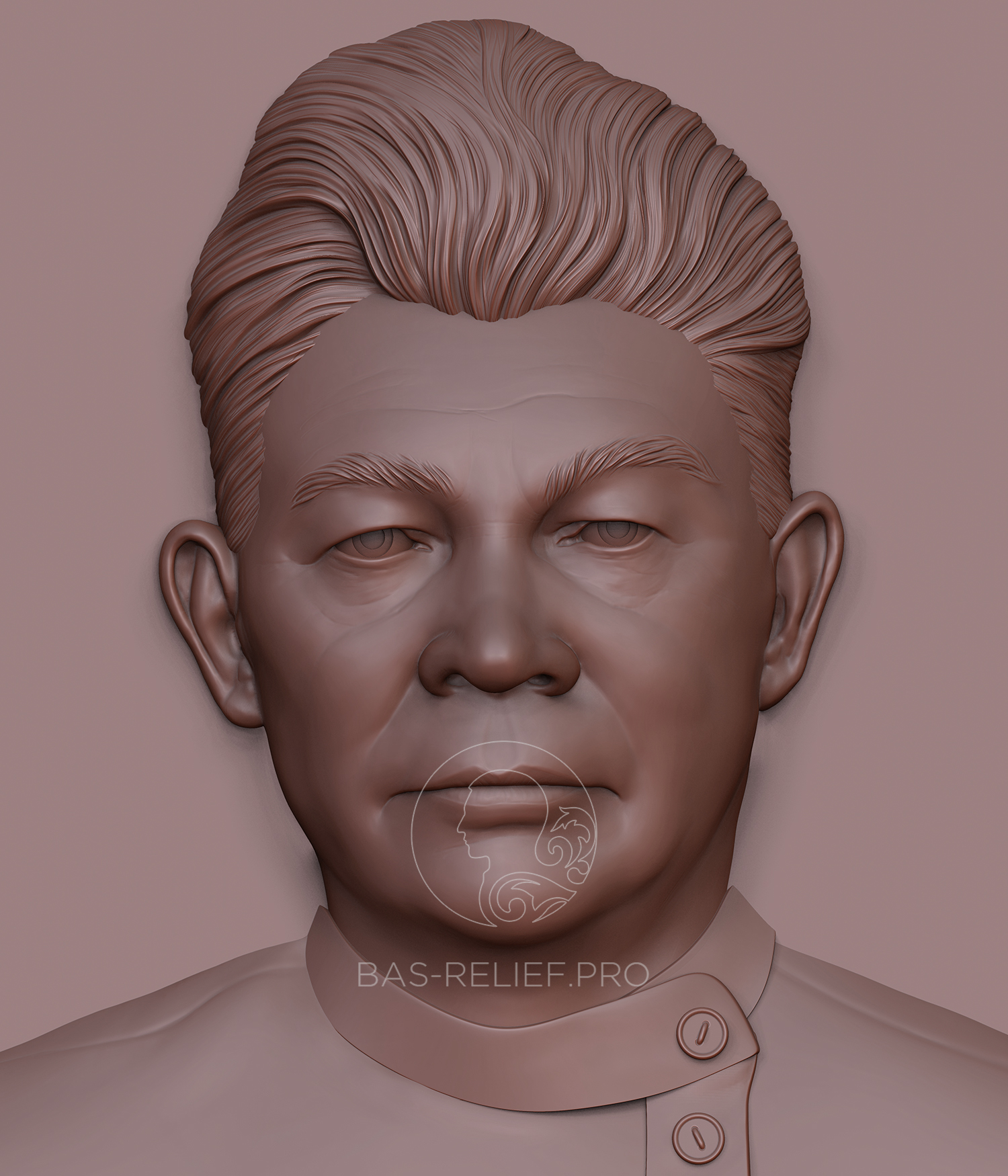 Моделирование барельефа для мемориальной доски