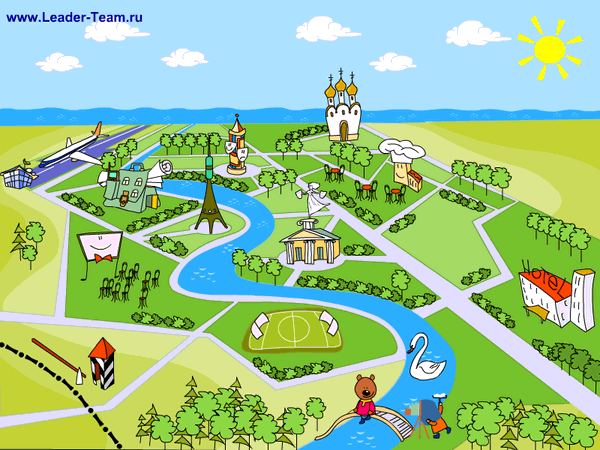 Мультипликационная карта сайта