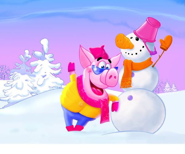 Новогоднее свинство