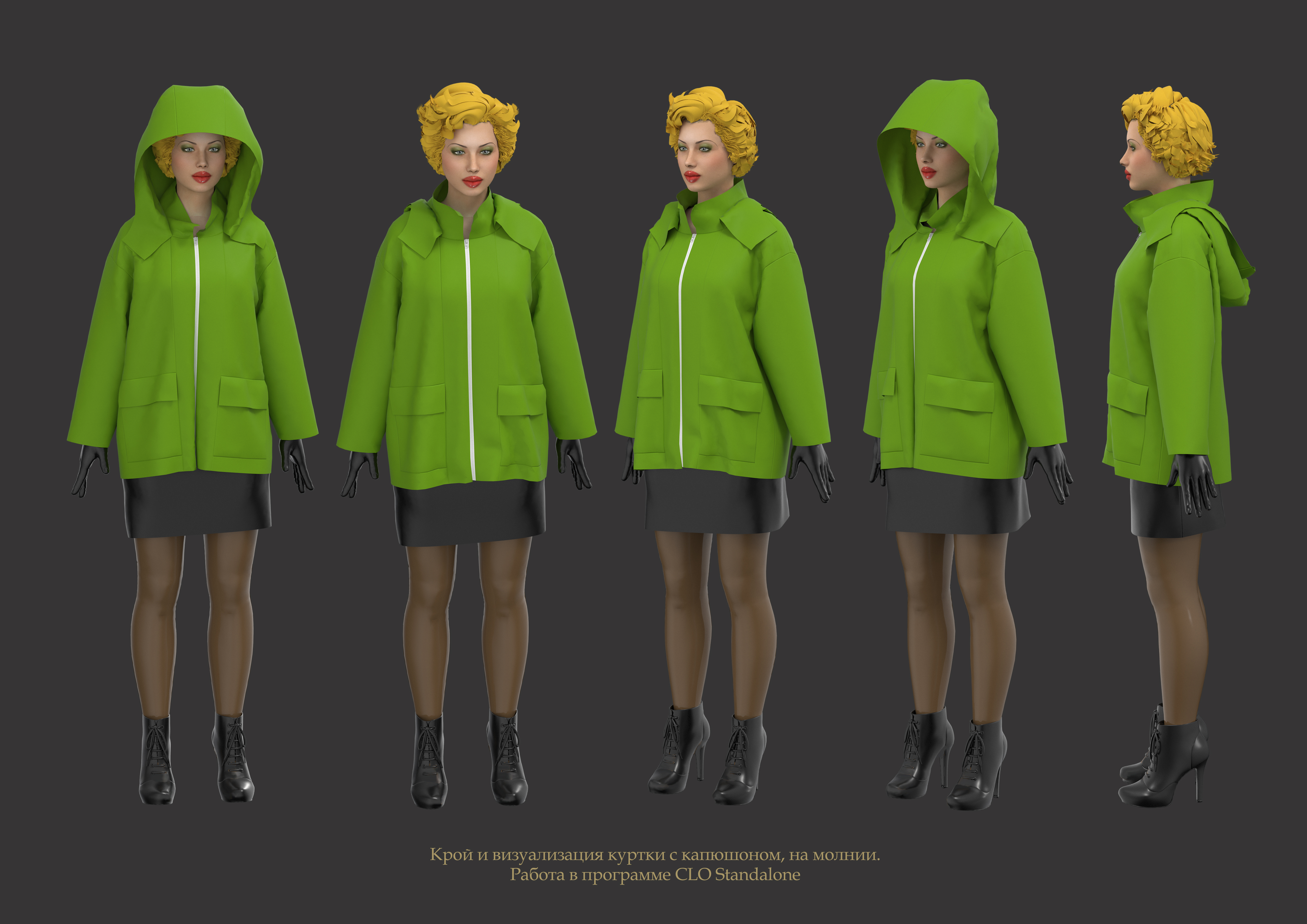 моделинг куртки женской