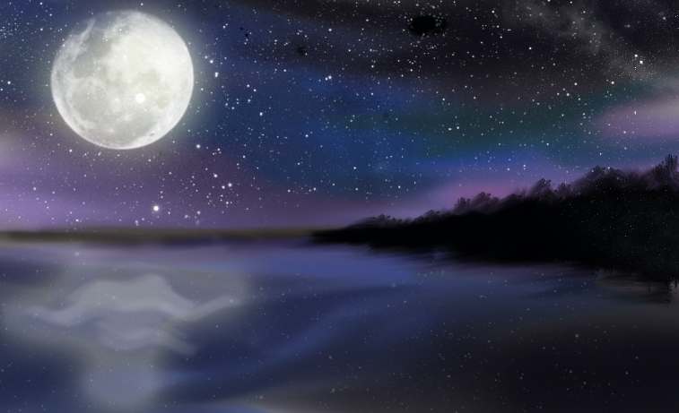 еще лунная ночь :-)