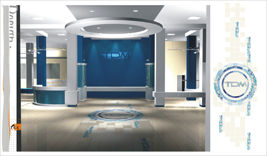 Оформление входной группы торгового дома