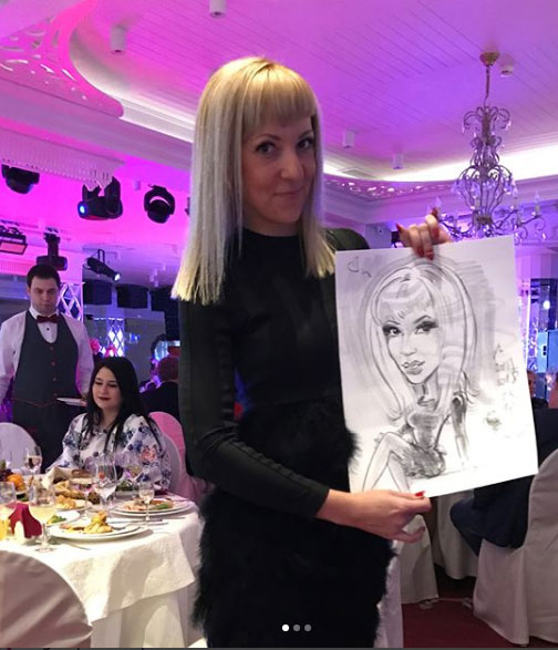 шаржист на праздник