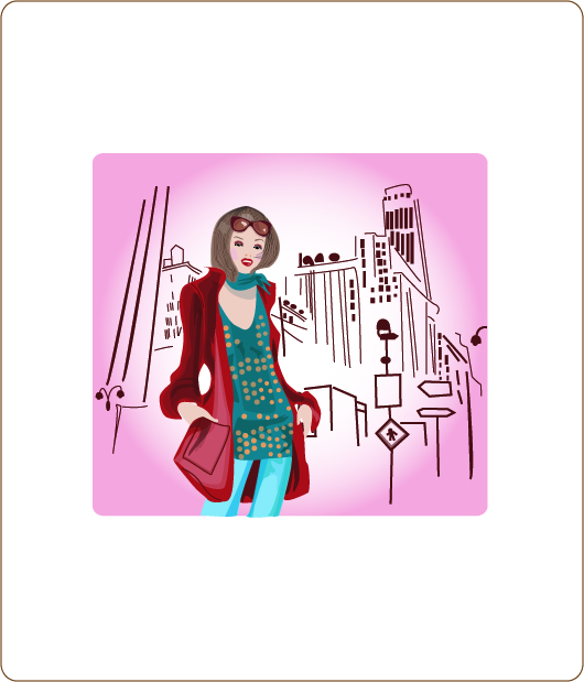 Женщина в пальто