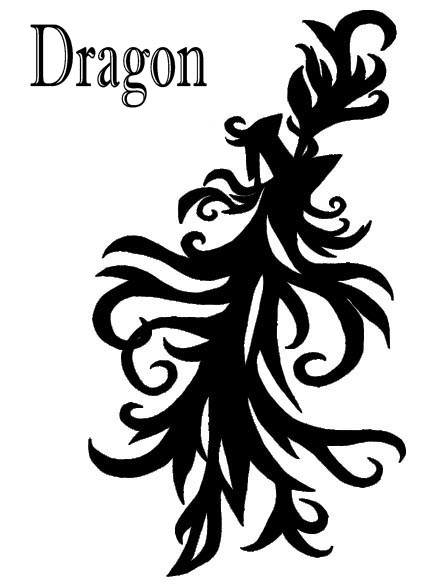 Стилизованный дракон