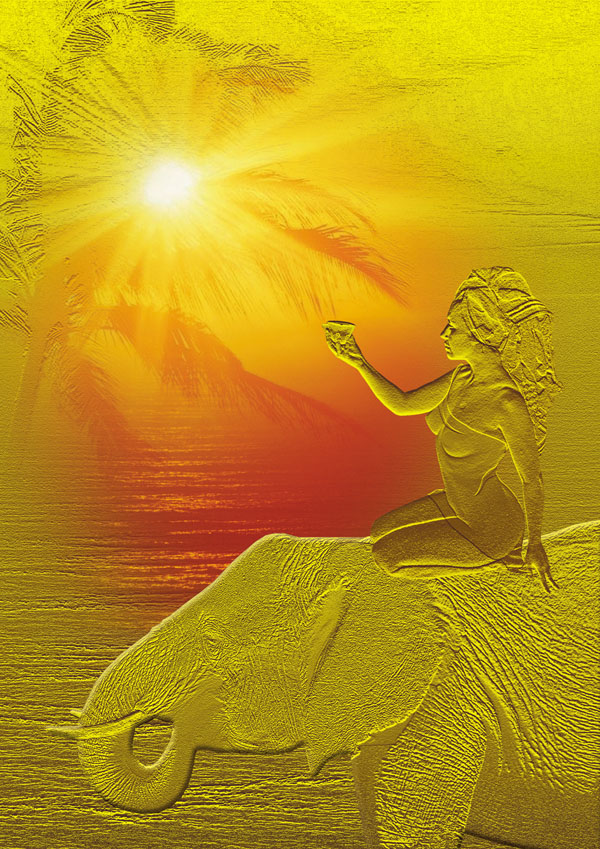 Иллюстрация для буклета чайной компании