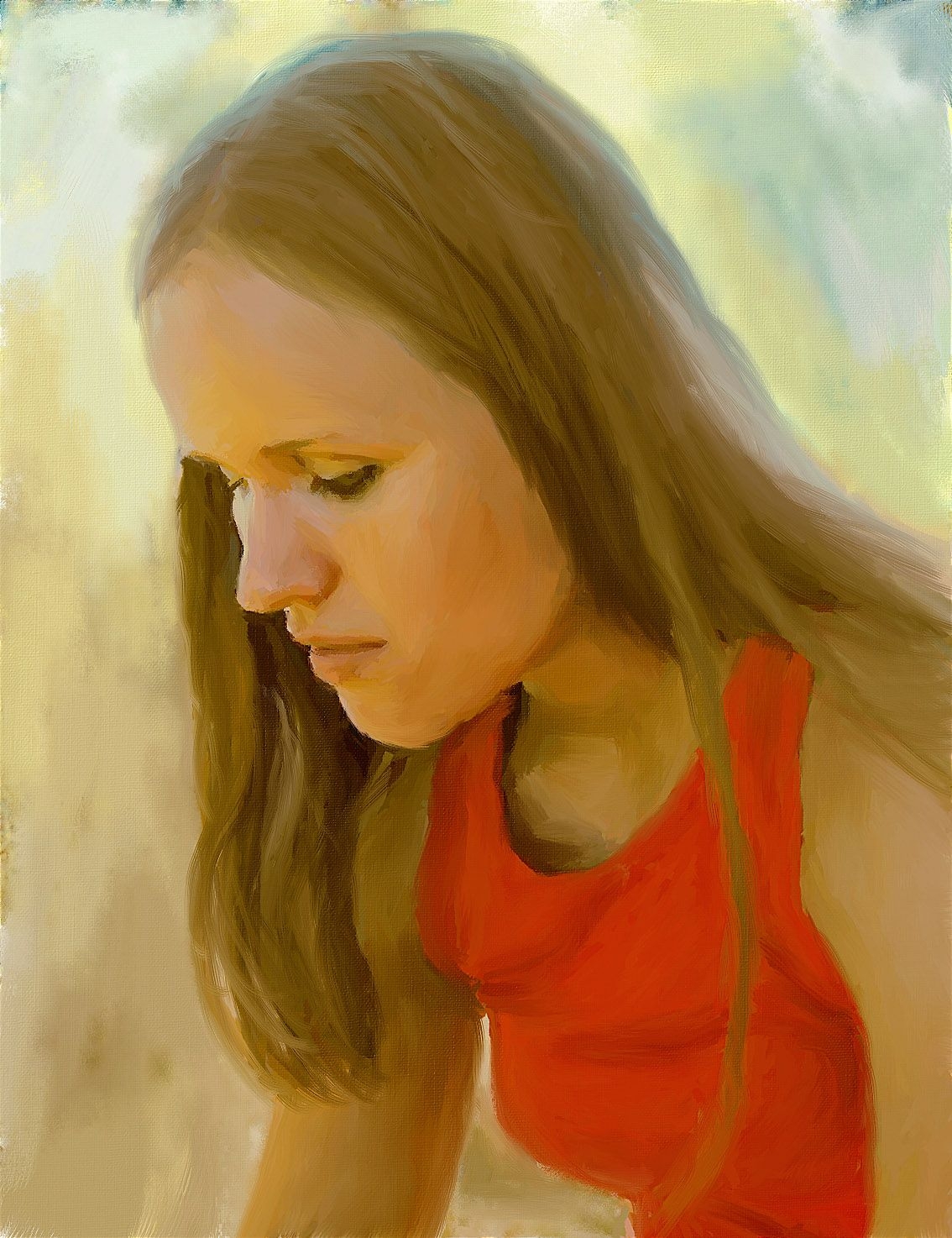 Стилизаций фотографии под маслянную живопись