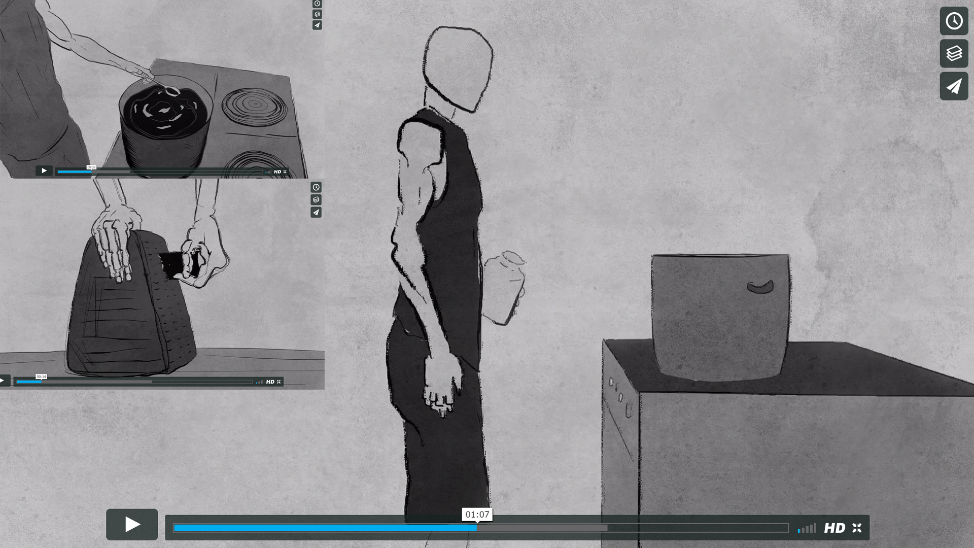 Анимационный ролик "Kitchen Tree"