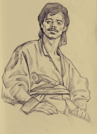 Рисунок.  Бумага, карандаш.