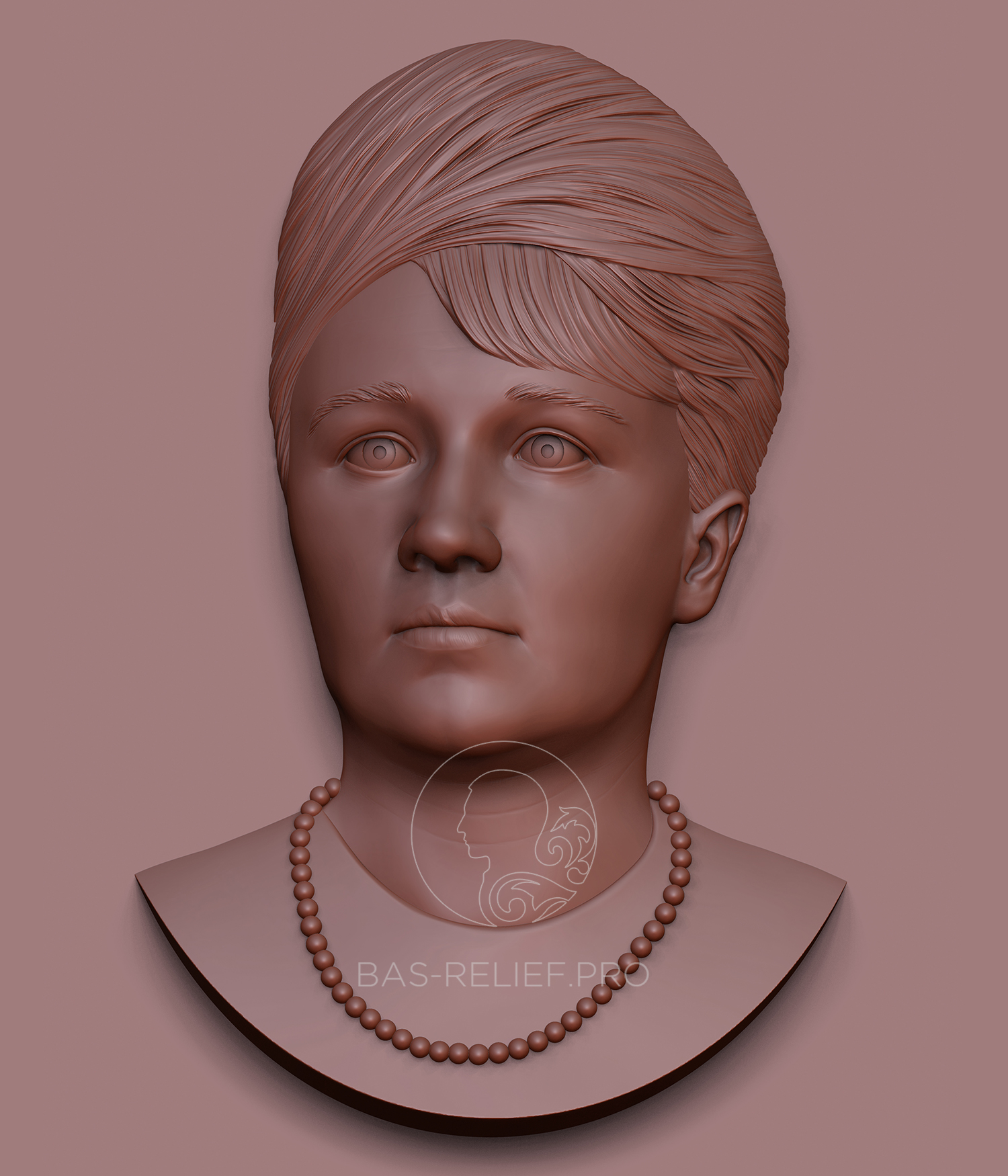 Моделирование барельефа для памятника