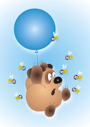 Картинки для детей "Сказочные персонажи" - Винни Пух