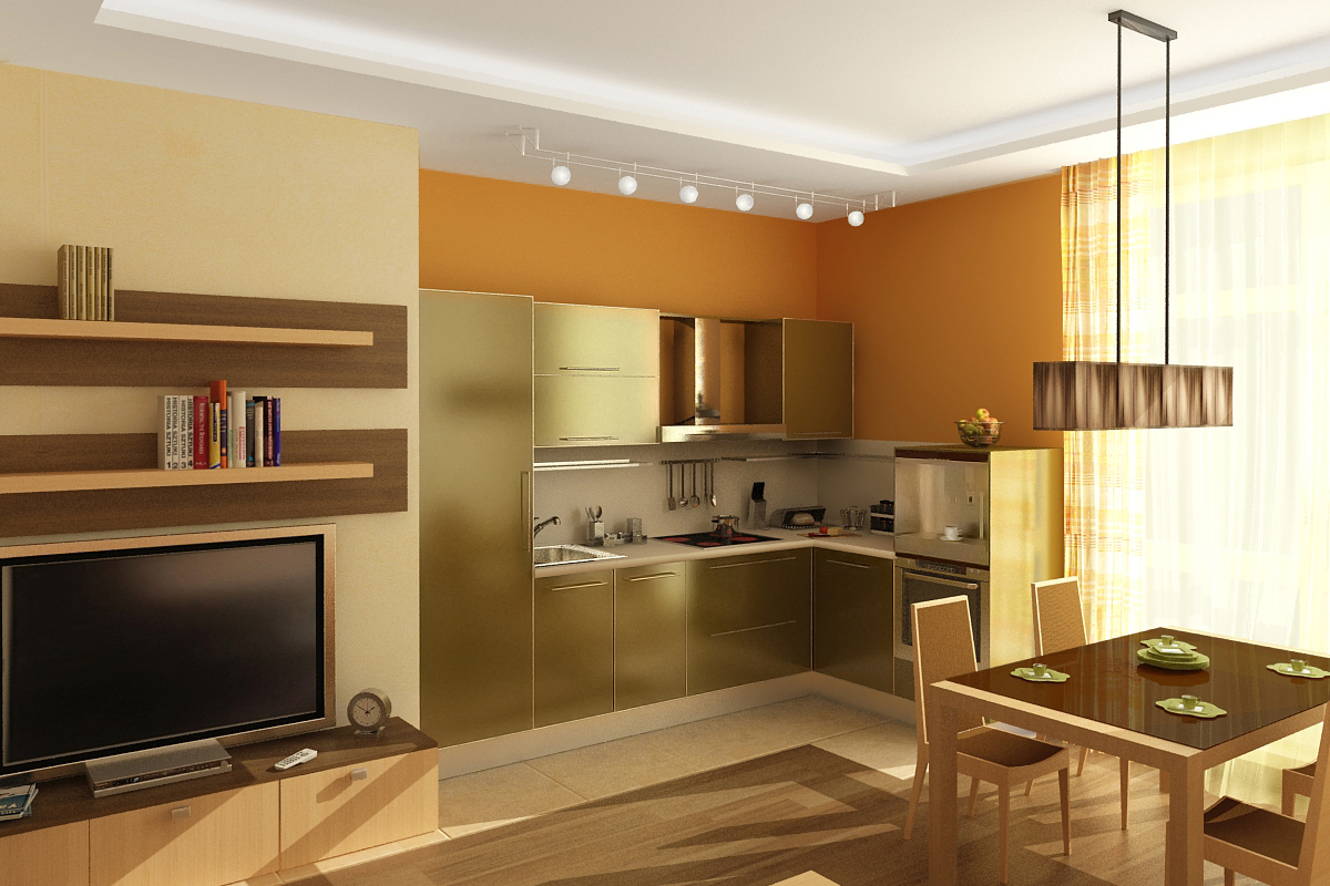 Оранжевая квартирка.