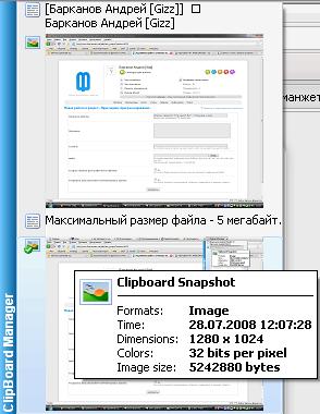 Плагин к продукту "True Launch Bar" - "Менеджер буфера 