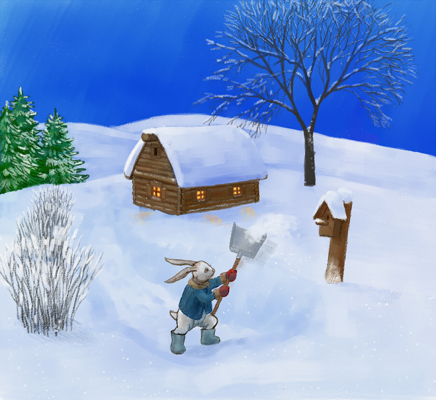 Зайчишки и его избушка