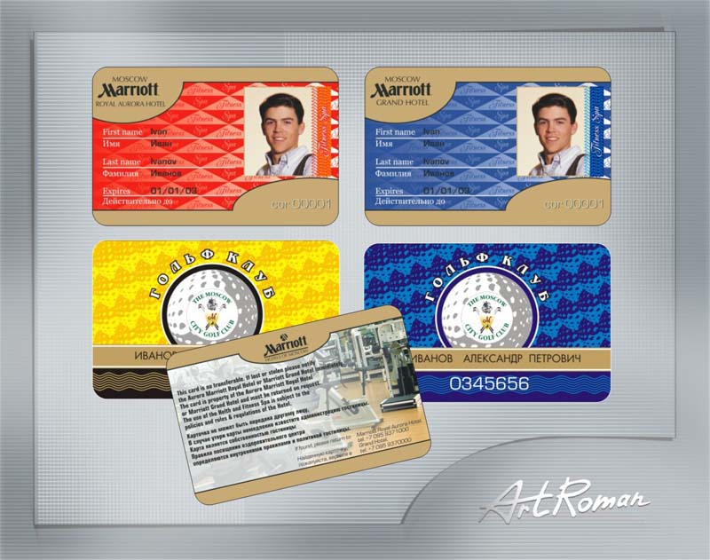 Дисконтные карты MARRIOTT ; Гольф клуб