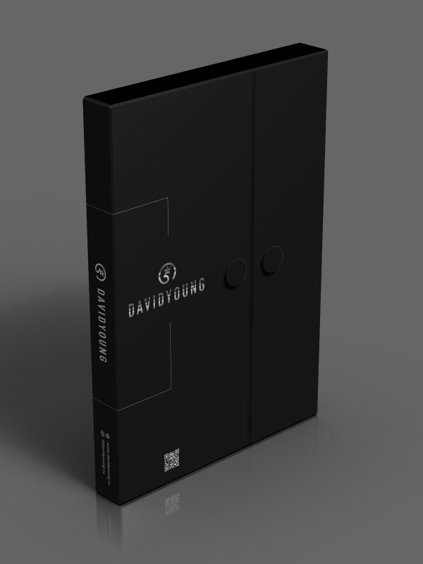 Упаковка для футболки. Вариант, фронтальный вид