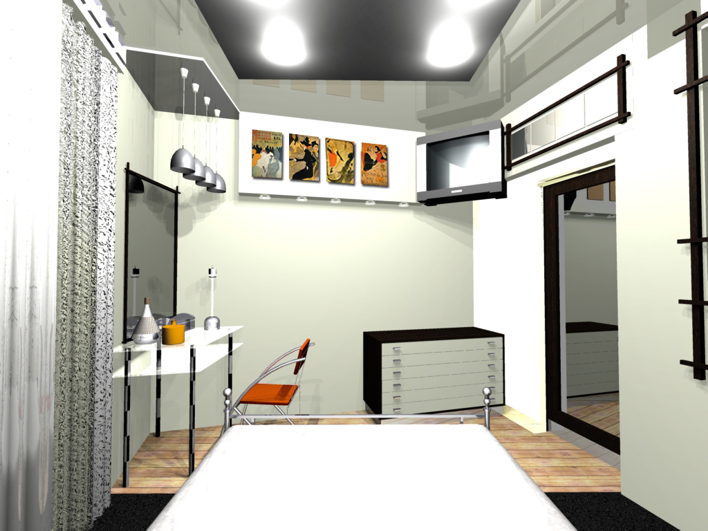 Эскиз спальни вар 2