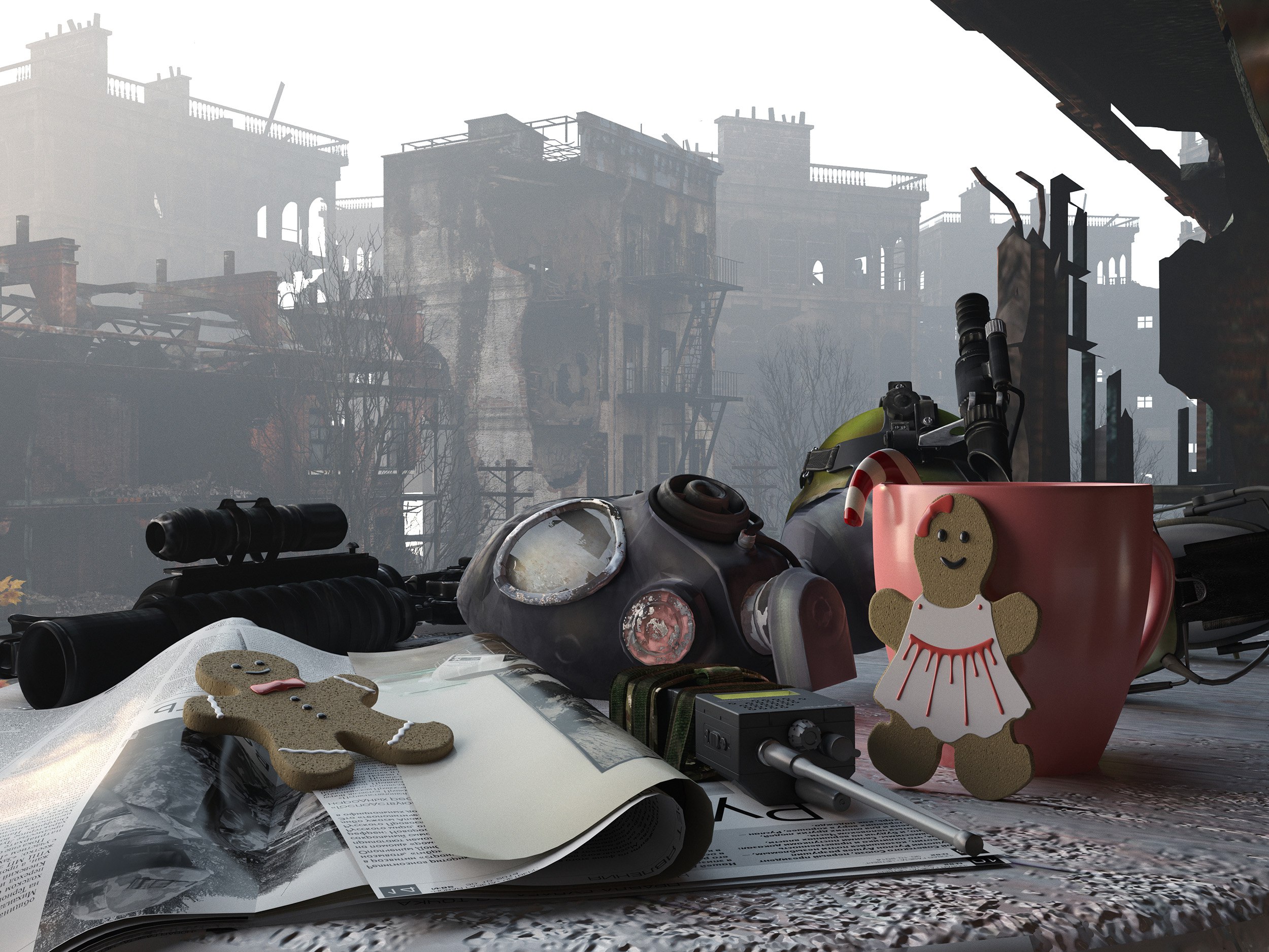 Проект презентации Арт-проект "Была война и пряники"