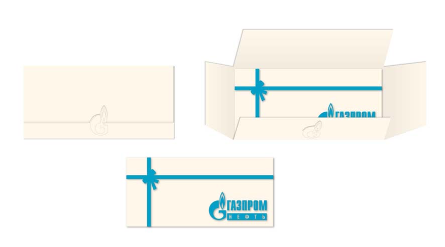 Газпром - открытка