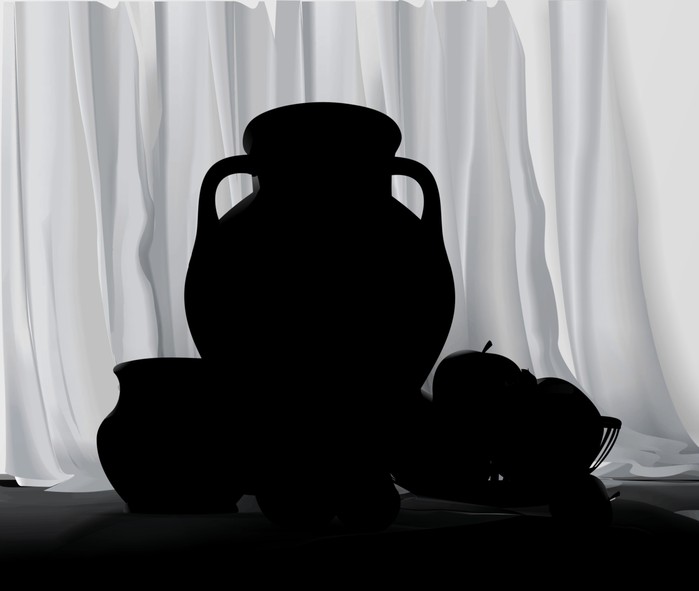 Натюрморт (контр-ажур)