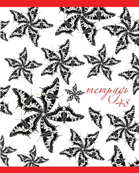 обложка тетради "Бабочки" 48 листов