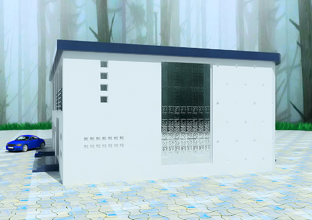 Проект загородного дома. Вид № 4.