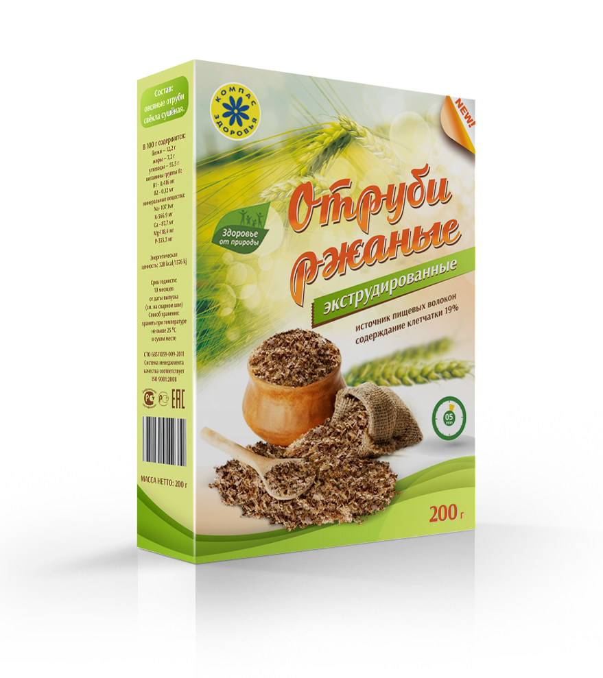 Упаковка для ржаных отрубей
