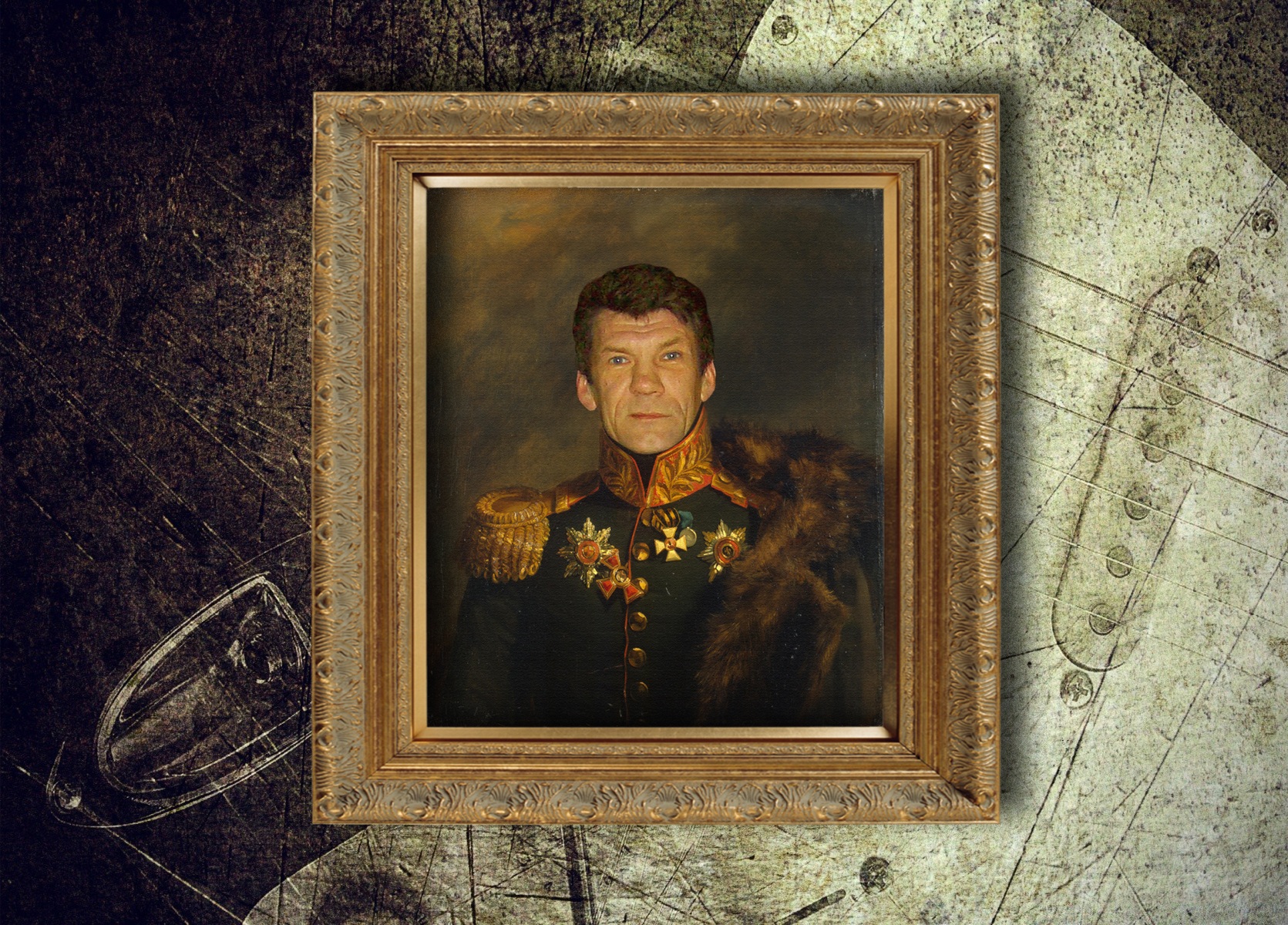 Коллаж в стиле прошлых веков