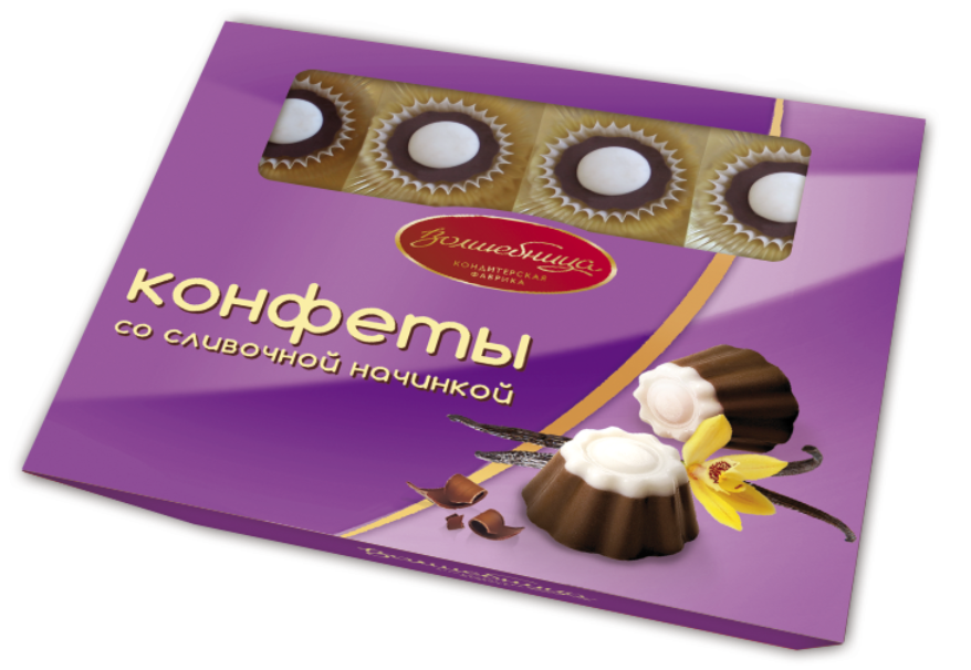 Конфеты со сливочной начинкой