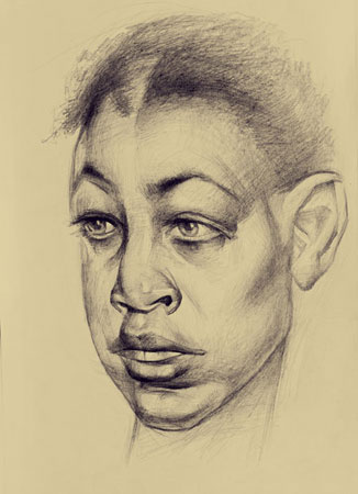 Рисунок.  Бумага, карандаш (копия).